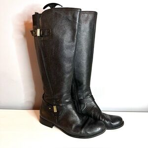 Naturalizer - Women’s, Knee High, Black Leather Boots, Size 9,